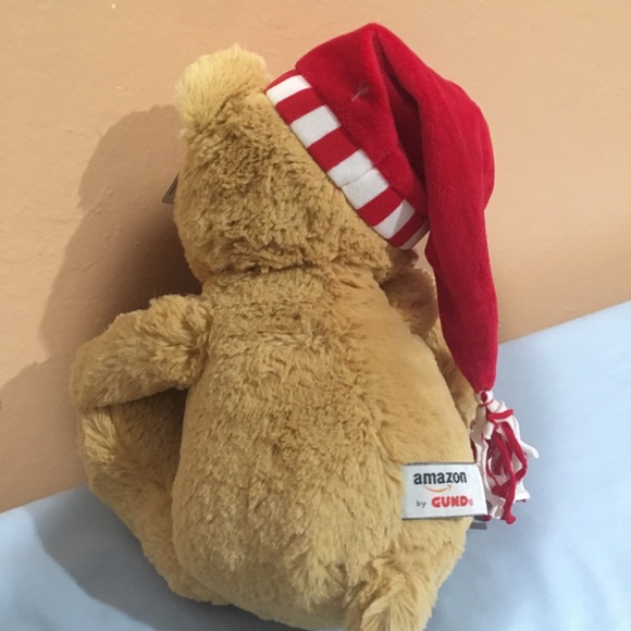 Gund Holiday Santa Teddy Bear Super Plush Soft Limited Edition Stuffed Animal - Picture 4 of 8